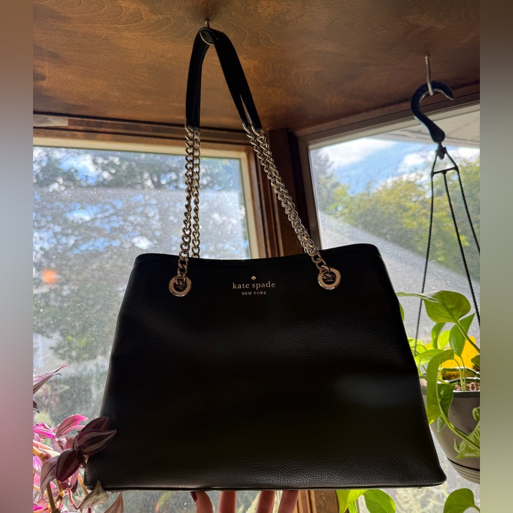 Kate Spade Black Leather Shoulder Bag